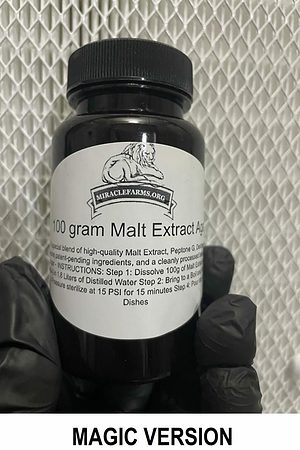 Light Malt Extract Agar Pre Mix Powder Super fast Cubensis growth mushroom formula 80 gram magic mushroom version