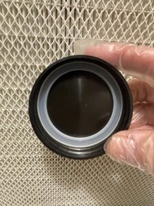Heavy Duty Pcs Black Plastic Mason Jar Lids wsilicon ring mm
